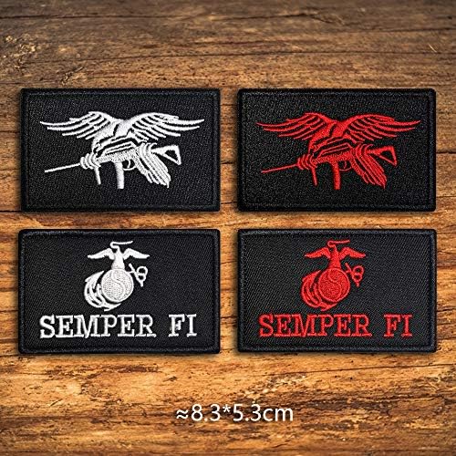 Morton Home Marine Corps / Seal Team Trident 2x3 Morale Patch