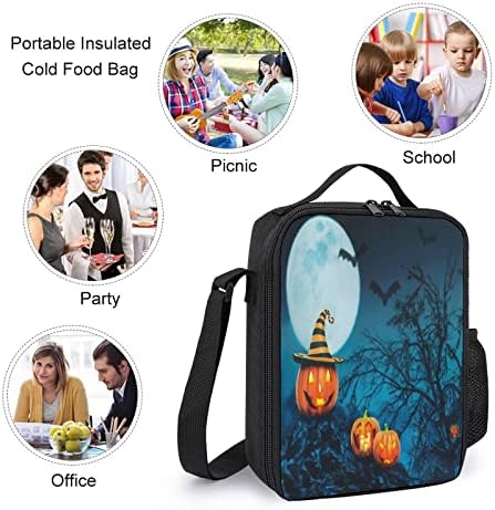 Kompleti ruksaka za večernju školu Happy Helloween za učenicu slatka štampana torba s izolovanom kutijom za ručak i Pernicom