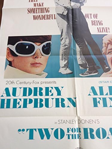 Dva za cestu, filmski poster original 1967, Audrey Hepburn, Albert Finney