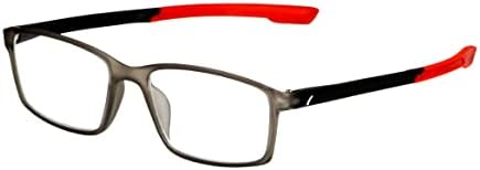 SAV naočare SPORTEX unisex naočare za odrasle u sportskom stilu plavo svjetlo naočare za čitanje, Crne, 133mm US