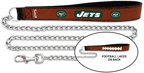 NFL New York Jets fudbalska koža 3.5 mm lanac povodac, veliki