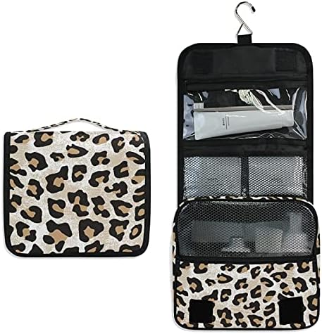 Viseća toaletna torba Moderna leopard uzorka šminka za putničku torbu za toaletne potrebe Prijenosni toaletni