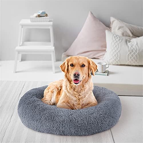 Slatiom dugi plišani okrugli pas jastuk za kubi za kućne ljubimce za samll kućnog ušteda za pranje zima toplo za spavanje Puppy SOFT krevet