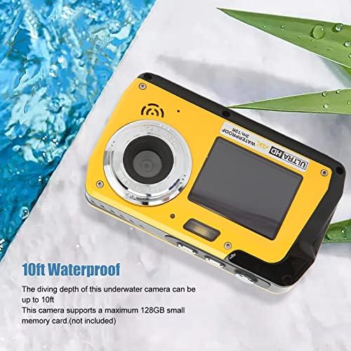 Vodootporni digitalni fotoaparat, 10ft podvodni fotoaparati Full HD 4K 56MP Video snimač Selfie
