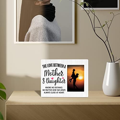 Zauly mama kćer drveni okvir za slike, ljubav između majke & kćer ne zna udaljenost Wood Photo