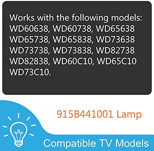915B441001 MTSUBLSHI zamjenska žarulja sa kućištem za TV WD 60638 WD-60638 WD 60738 WD-60738 WD-65638 WD-73638