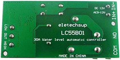 Eletechsup 30a High Power AC / DC 12V akvarijum akvarijum Automatski kontroler vodosnabdevanja Senzor nivoa