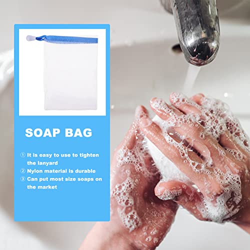 Healifty spužve za čišćenje 20kom piling mrežasta torba za sapun dvoslojna zgusnuta pjenasta mreža za uštedu