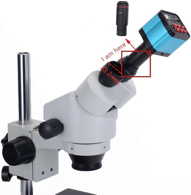 Oprema za mikroskop 0,5 X C Adapter za mikroskop za montiranje 23,2 mm potrošni materijal za elektronsku