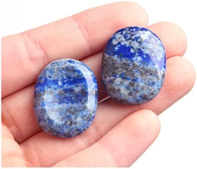 ACXICO 2pcs Prirodni Lapis Lazuli Palm Rock Stone Plava kristalna ljekovita reiki polirana težina