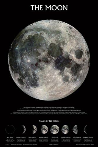 Piramida Amerika faze Mjeseca svemir Lunar NASA Cool Wall Decor Art Print Poster 12x18