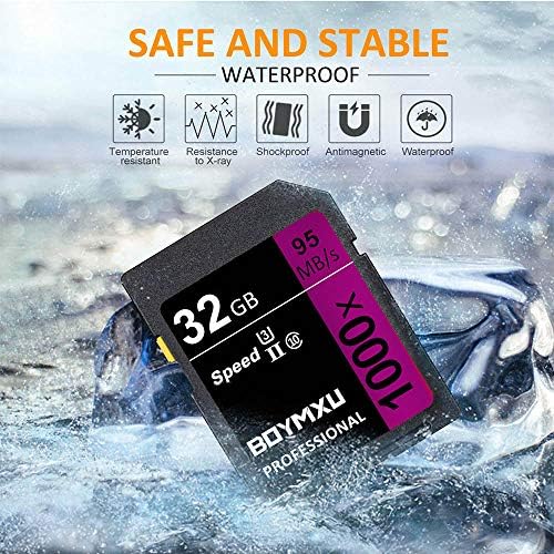 32GB memorijska kartica, BOYMXU Professional 1000 x Klasa 10 kartica U3 kompatibilne kompjuterske kamere