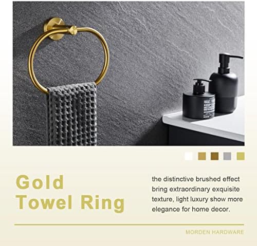 Ručnik za kupanje četkani zlato, aplusee 304 okretni ručnik od nehrđajućeg čelika za okretni ručnik suhi stalak