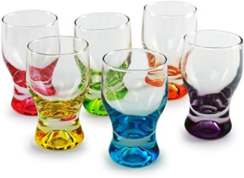Circleware Shot, Set 6, Heavy Base Glassware za piće Whisky Glass čaše za votku, rakija, burbon & alkohol