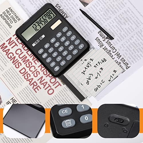 Ludato rukopis prijenosni osnovni kalkulator sa tabletom za pisanje, 12-cifre Desktop džep Solarni i