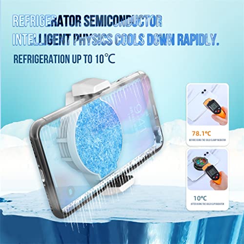 Alsmd Mobile Cooler Semiconductor Hladni ventilator mobilnog telefona radiatorgaming držač hladnjaka