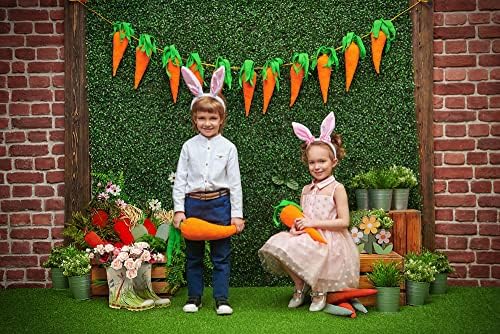 Avezano Easter backdrops Greenery Wall Bunny Spring Easter Pozadine za fotografiju dekoracije za zabavu fotografija