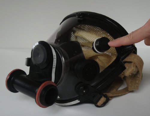 Wide-i Firefighter maska brisač za maglu, tip Tango, crna boja