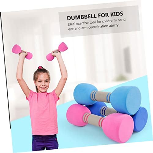 BESPORTBLE 1 par dječije male bučice djeca Vježba potrepštine za vježbanje za djecu vrtić bučice podesive Dumbells