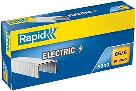 Rapid 66/8 + mm Snažne spajalice, za spajanje do 50 listova, upotreba sa električnim spajalima, pocinčanom žicom, kutijom od 5000, 24868000