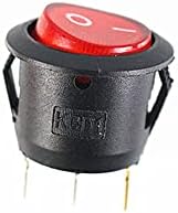 Tioyw KCD1 okrugli crveni, žuti i plavi zeleni 3pin SPDT uključen / isključen Rocker Power prekidač AC 125V