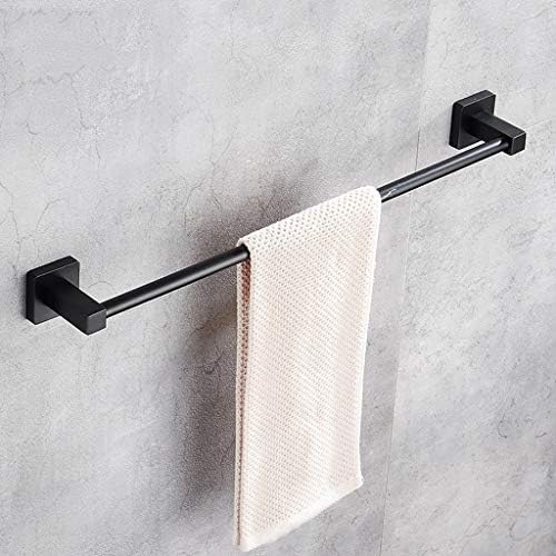 Yhsmz ručnik za kupatilo za kupatilo Kuhinjski ručnik držač za ručnike Krpe od nehrđajućeg čelika Zidni nosač, crni