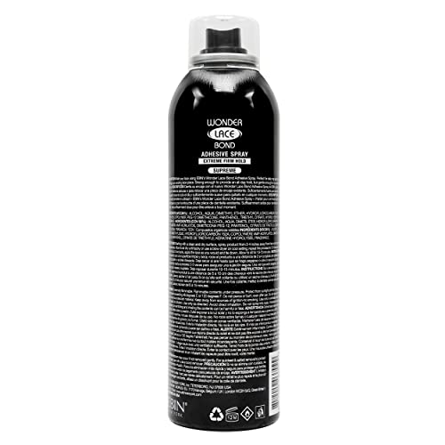 EBIN NEW YORK Wonder Lace Bond Adhesive Spray Supreme – Extreme čvrsto držanje 6.08 oz/ 180ml |