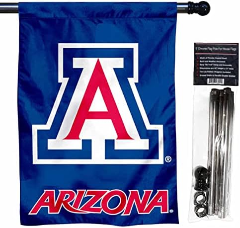 Arizona Wildcats Dvostrani baner sa setom stupa zastave