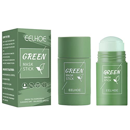 2 pakovanja maska od zelenog čaja, Poreless maska za dubinsko čišćenje, sredstvo za uklanjanje mitesera,