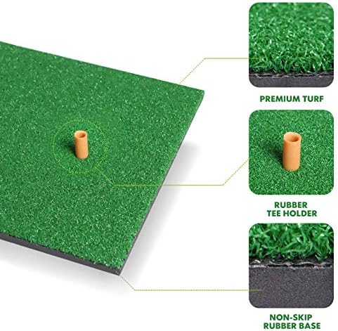 TRUEDAYS Golf Mat - podloga za Golf od umjetne trave s neklizajućom pjenom - 12 x 24 podloga za golf