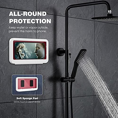 Moko Tuš telefona Vodootporna, 180 Rotacijski zidni nosač telefona za kupatilo Kuhinja Kada protiv magle