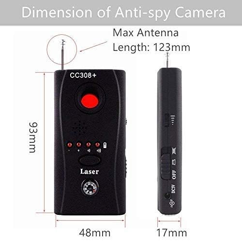 Dyan Skrivena kamera GSM audio detektor buga protiv špijunskog pretraživača GPS signalni detektor
