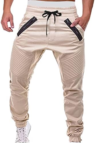Sportski džepovi sa zatvaračem sa patentnim patentnim pantalonama hlače na sredini struka muške hlače za vezu