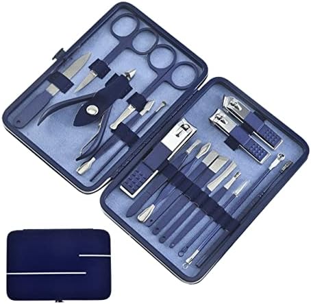 SKM Set za šišanje noktiju za domaćinstvo plave makaze za nokte pinceta za pedikir profesionalni set alata