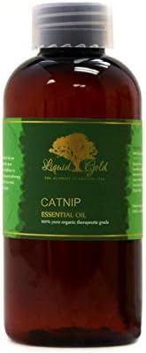4,4 oz Premium Catnip Essential ulje Tečno zlato čista organska prirodna aromaterapija