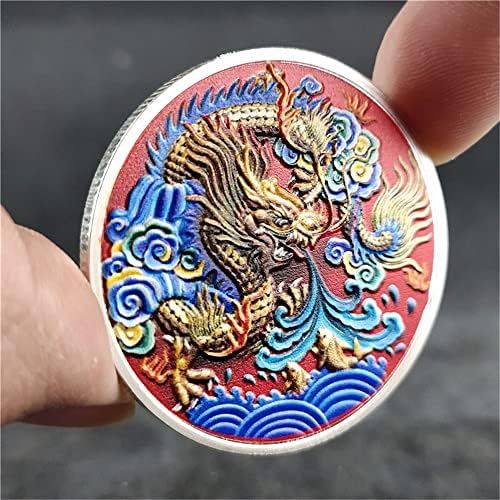 Kineski stil XianGLong Coins Zabranjeni City Slikani Dragon Coins Lucky Tiger Coins Ornament
