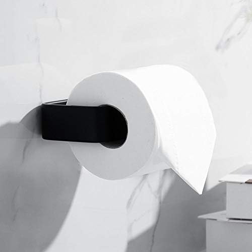 Yuanflq nordic viseći crni metalni toaletni papir, jednokratni prostor aluminijskih tkiva od aluminija