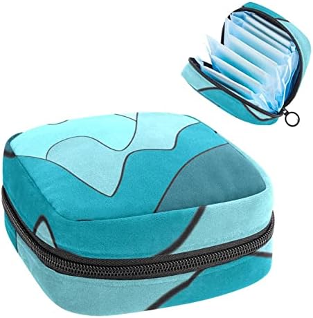 Sanitarna torba za pohranu sa saveznom šarenom geometrijskom bloku u boji Menstruacija Držač za držač