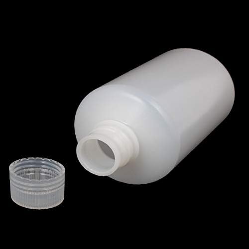 Nova Lon0167 1000ml plastična mala usta okrugla laboratorijska reagent boca boca boca bijela (1000ml Kunststoff-Mund