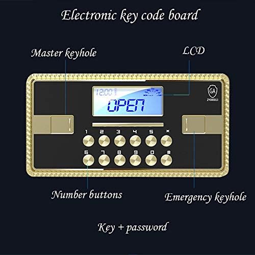 ZCF sigurnosni sefovi mali sigurnosni sef, digitalni elektronski sef za ormare sa zidom tastature-zaključana