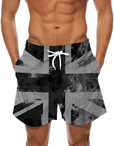 BMISEGM muške kratke hlače Muški 3D digitalni ispis džep kopča rever kratke hlače Muške plus kratke veličine