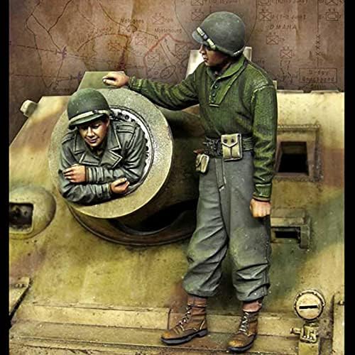 Goodmoel 1/35 Drugog svjetskog rata Slika smole Američkih tenkovskih vojnika / Nesastavljeni i