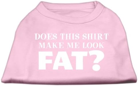 Mirage PET proizvodi 16-inčni Da li ova majica čini da izgledam masnoće za tiskanu majicu za kućne ljubimce, x-vell, svijetlo ružičaste