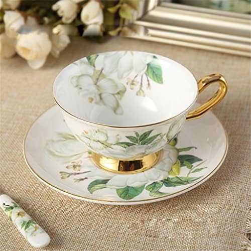 Xiulaiq Camellia uzorak set za kafu engleski porcelan čaj za čaj keramičke posude za krem ​​sa