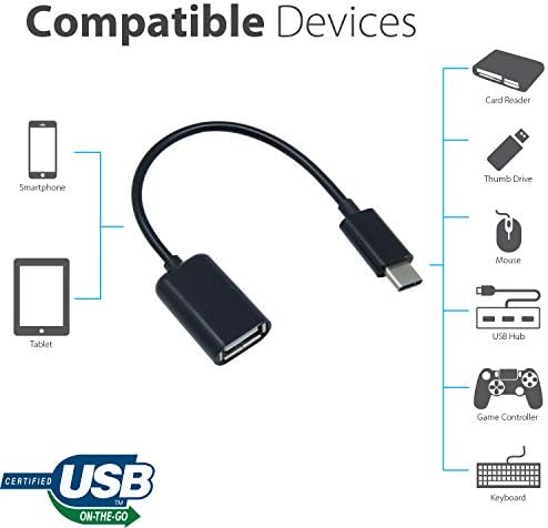 OTG USB-C 3.0 adapter kompatibilan sa vašim JBL Endurance utrkom TWS za brzu, provjerenu, višestruke