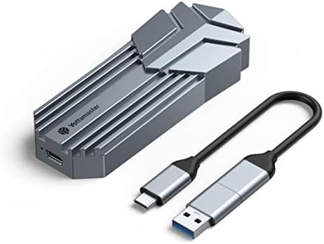 Yottamaster NVMe Enclosure 20Gbps, USB C 3.2 Gen2X2 vanjski M. 2 NVMe Enclosure čitač odgovara 2230/42/60/80