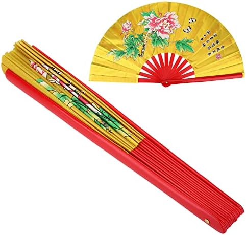 Aynefy Tai Chi Fan, Tai Chi Borial Arts Kung Fu Bamboo Silk ventilator Desna ruka WOUSHU Plesna vježba