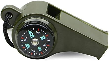 Walnuta Tro-u-jedan kompas WitherGuard Termometar na otvorenom višenamjenski preživljavajući zvižduk