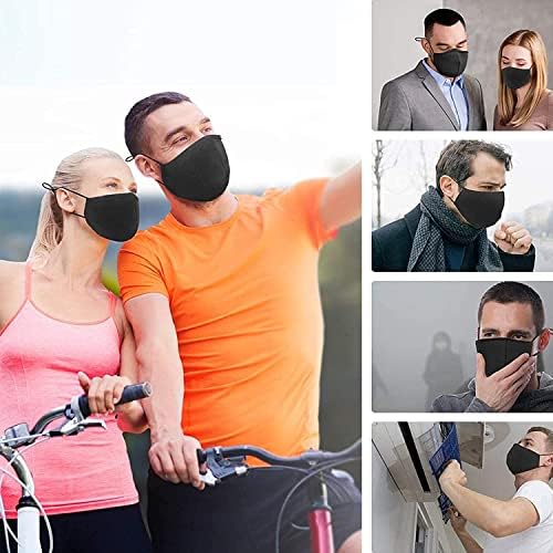 3 kom višekratna 3-slojna platnena maska za lice, prozračna i periva obloga za lice sa žicom za nos & amp; podesive