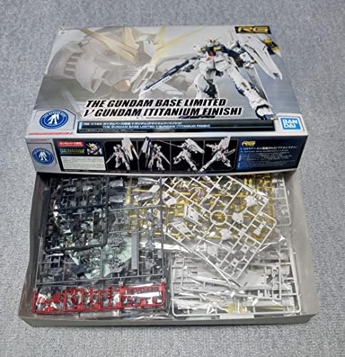 Bandai RG 1/144 ν Gundam Titanium finish model kit